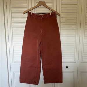 We The Free Wide-Leg Pants in Rust
